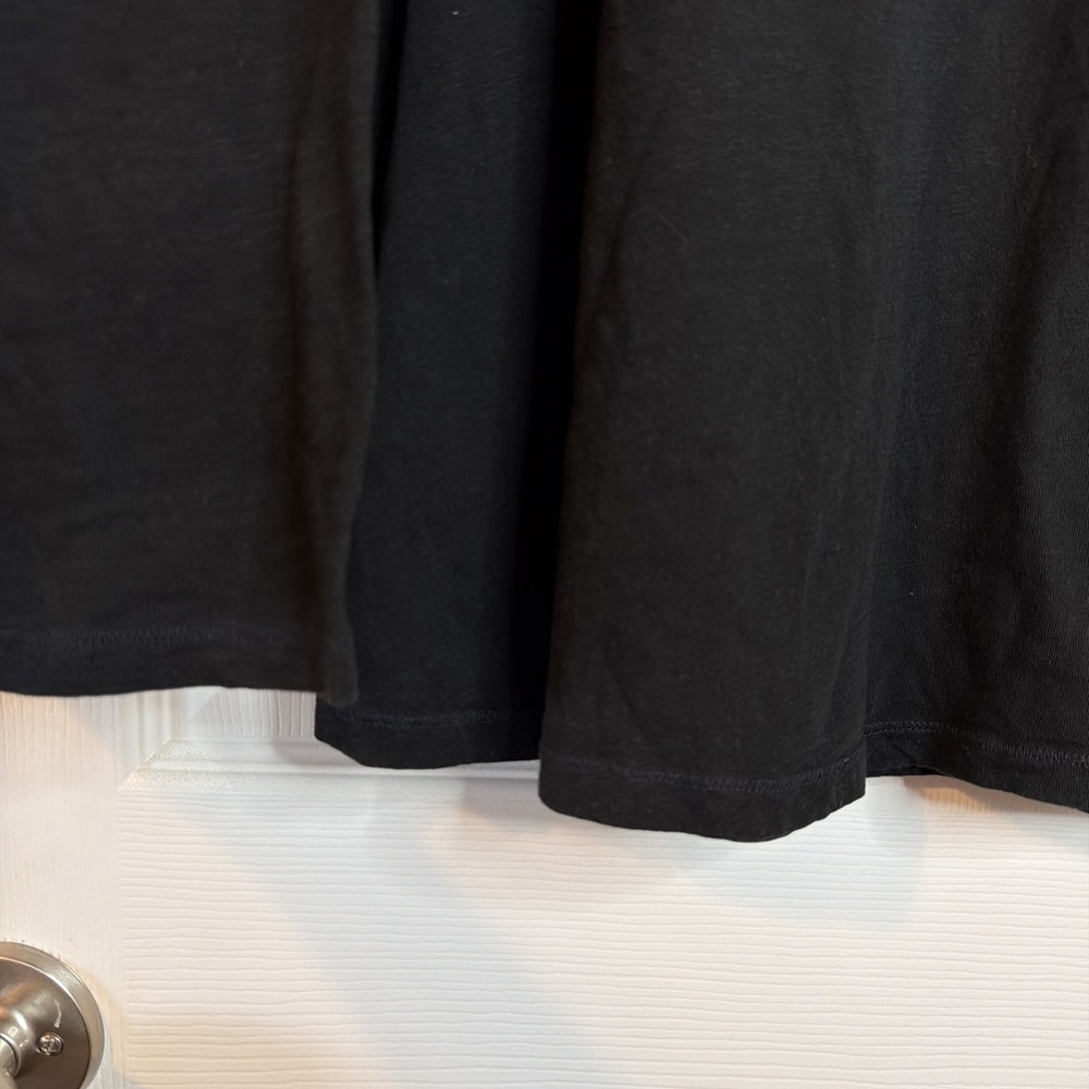 NEW Eileen Fisher Set Of 2 Organic Linen Beach Cottage Core Top & Black V-neck L - Picture 11 of 14